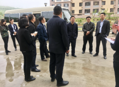 公司高管現場調研新家園回遷房小區(qū)